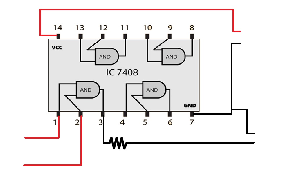 IC 7408 AND Gate